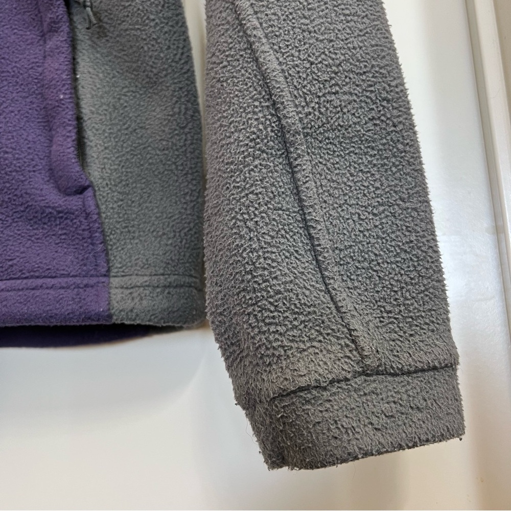 The North Face Womens Fleece Zip Up Jacket in Purple/Gray, Size XS - Picture 4 of 12